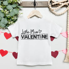 Load image into Gallery viewer, Valentine's Day SVG / Little Miss Valentine SVG / Valentine / Heart SVG / Cut File / Clip Art / Souther Spark / svg png eps pdf jpg dxf
