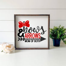 Load image into Gallery viewer, Mother's Day SVG / Bows And Arrows Mom Of Both SVG / Mom SVG / Mother / Cut File / Clip Art / Southern Spark /  svg png eps pdf jpg dxf
