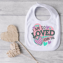 Load image into Gallery viewer, Easter SVG / I Am So Loved / John 3:16 / Easter / God So Loved The World / Cut File / Clip Art / Southern Spark / svg png eps pdf jpg dxf
