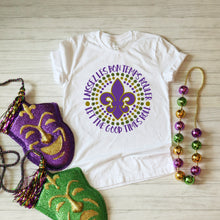Load image into Gallery viewer, Mardi Gras SVG / Let The Good Times Roll SVG / Laissez Les Bon Temps Rouler SVG / Cut File / Southern Spark / svg png eps pdf jpg dxf
