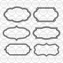 Load image into Gallery viewer, Bundle Frames Round Square Rectangle Wreath / Frame SVG / Frame PNG / Cut File / Southern Spark / svg png eps pdf jpg dxf
