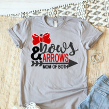 Load image into Gallery viewer, Mother's Day SVG / Bows And Arrows Mom Of Both SVG / Mom SVG / Mother / Cut File / Clip Art / Southern Spark /  svg png eps pdf jpg dxf
