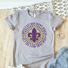 Load image into Gallery viewer, Mardi Gras SVG / Let The Good Times Roll SVG / Laissez Les Bon Temps Rouler SVG / Cut File / Southern Spark / svg png eps pdf jpg dxf
