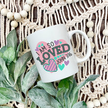 Load image into Gallery viewer, Easter SVG / I Am So Loved / John 3:16 / Easter / God So Loved The World / Cut File / Clip Art / Southern Spark / svg png eps pdf jpg dxf
