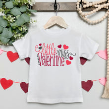 Load image into Gallery viewer, Little Miss Valentine SVG / Valentine's Day SVG / Valentine SVG / Hearts / Cut File / Clip Art / Southern Spark / svg png eps pdf jpg dxf
