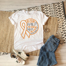 Load image into Gallery viewer, Cancer Awareness SVG / In This Family No One Fights Alone Searching For A Cure SVG / Cut File / Southern Spark / svg png eps pdf jpg dxf
