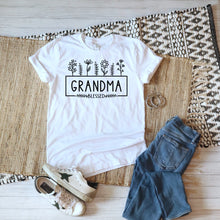 Load image into Gallery viewer, Mother's Day Grandma SVG / Grandma With Flowers SVG / Hand Drawn Flowers / Cut File / Clip Art / Southern Spark / svg png eps pdf jpg dxf

