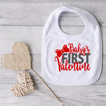 Load image into Gallery viewer, Valentine's Day SVG / Baby's First Valentine SVG / Valentine / Bow / Cut File / Clip Art / Southern Spark / svg png eps pdf jpg dxf
