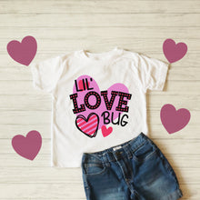Load image into Gallery viewer, Valentine's Day SVG / Lil' Love Bug / Heart Marquee Letters / Valentine SVG / Cut File / Clip Art / Southern Spark / svg png eps pdf jpg dxf
