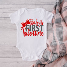 Load image into Gallery viewer, Valentine's Day SVG / Baby's First Valentine SVG / Valentine / Bow / Cut File / Clip Art / Southern Spark / svg png eps pdf jpg dxf

